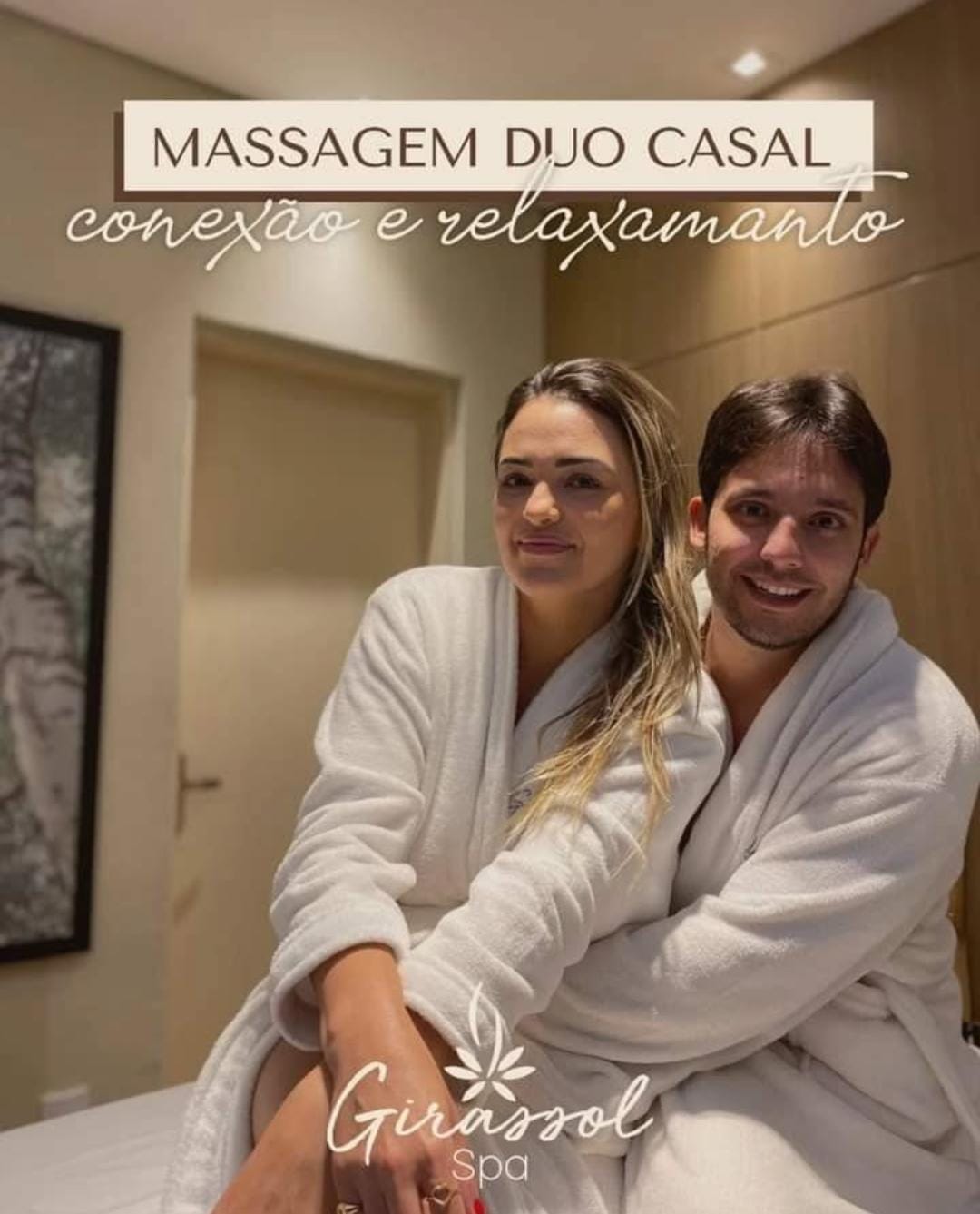 Massagem duo casal (Relaxante)